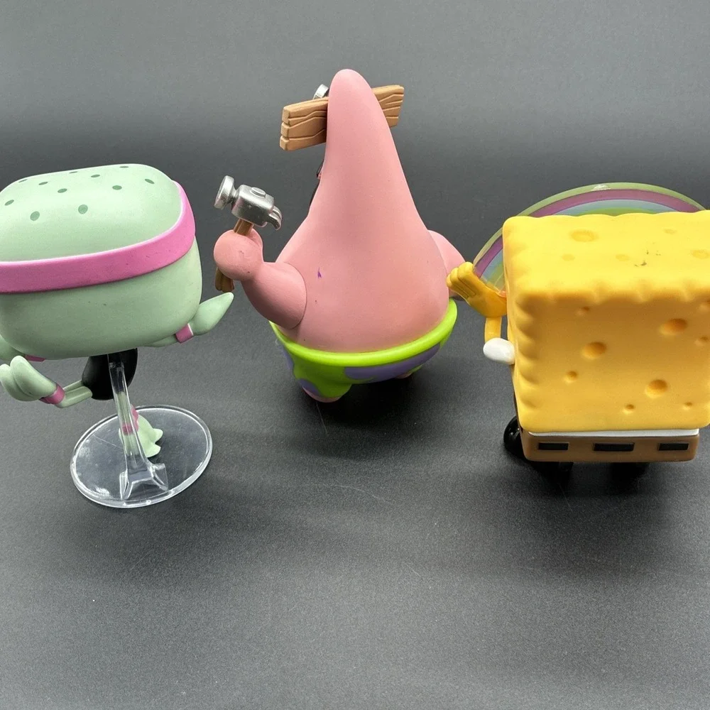 Funko Pop! Animation SpongeBob Patrick Squidward Vinyl Figure Lot of 3